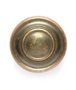 Vintage Copper Tone Cabinet Door Drawer Round Knob Pull Handle 1 1/4&quot; di... - £2.76 GBP