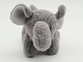 Aurora World Ellie Elephant Plush Mini Flopsies Bean Bag Eco Friendly 9&quot; Grey  - $5.31