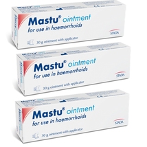 3 PACK Mastu Ointment for hemorrhoids 30 g Stada  - £39.52 GBP