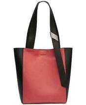 Calvin Klein Karsyn Tote Rose Black Tote Shoulder Bag Leather Karsyn Logo - £55.94 GBP
