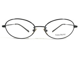 Vera Wang Eyeglasses Frames V02 CA Matte Grey Round Full Rim 50-16-135 - $37.19