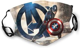 Face Mask with Filter Pocket - Captain America - £6.69 GBP