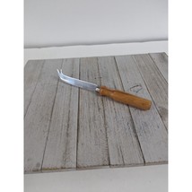 Utility All Purpose Cheese Meat Slicing Knife Serrated 2 Prongs 4&quot; Blade... - $9.99