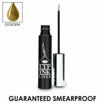 LIP INK Smearproof Waterproof Liquid Eye Liner - Golden - £19.78 GBP