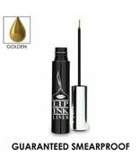 LIP INK Smearproof Waterproof Liquid Eye Liner - Golden - £19.49 GBP