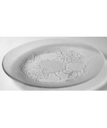 Rare Cristal d&#39;Arques Durand Gourmande 7.75&quot; Clear Glass Salad Plate w/ ... - $130.76 MXN