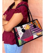 Multicolor Kantha Tela Damas Monedero Niña Hippie Bolso Bolso de mano pa... - $124.49