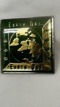 VTG 1990 Earth Day Environmental Eco Lapel Hat Pin Pinback - £5.30 GBP