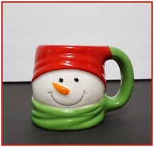 NEW RARE Royal Norfolk Figural Christmas Snowman Mug 8 OZ Dolomite - £4.78 GBP