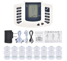 12 Buttons Electric Herald Tens Muscle Stimulator Ems Acupuncture Body Massage D - £17.88 GBP