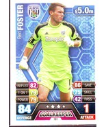 Topps Match Attax 2013-14 Premier League West Bromwich Albion Ben Foster... - $192.52 MXN