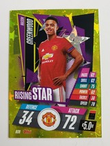 2020 Mason Greenwood Rising Star Soccer Card Topps Match Attax Fifa Football RS9 - £18.66 GBP