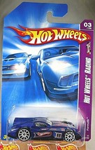 2007 Hot Wheels #79 Hot Wheels Racing 3/4 FORMUL8R Blue w/White 10 Spoke Wheels - £8.65 GBP