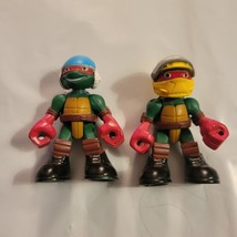 TMNT Ninja Turtles Half Shell Heroes Raphael and Stealth Biker 2.5&quot; Mini Figure - £8.42 GBP