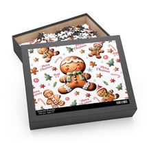 Personalised/Non-Personalised Puzzle, Christmas, Gingerbread Men, awd-135, (120, - £19.94 GBP+