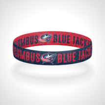 Reversible Columbus Blue Jackets Bracelet Wristband Out Of Our Blue. We ... - $12.00