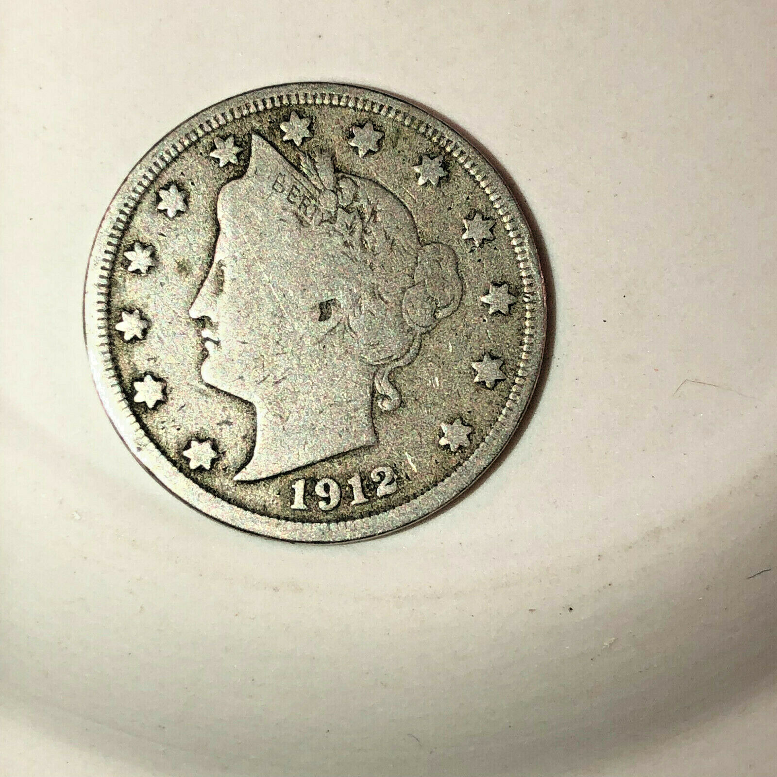 1912 P Liberty Head  Nickel Fine Condition - £3.98 GBP