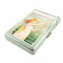 Alphonse Mucha Absinthe Art Nouveau Pin Up D 68 Cigarette Case Built in ... - £15.78 GBP