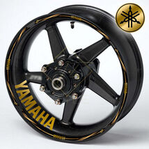 YAMAHA YZF R1 / R6 / R7 Motorcycle Wheel Decals – Rim &amp; Inner Stickers - $29.99