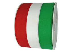 Nastro tricolore alt. 7,5 - bobina da 25 mt-Ribbon, height 7.5 cm-25 meter reel - £82.95 GBP