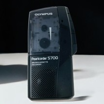 Olympus Pearlcorder S700 Black Microcassette Handheld Voice Recorder - £11.83 GBP