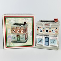 Vintage 1993 Blue Ribbon Cafe, Home Town America Christmas Village Colle... - $11.64