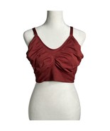 Kindred Bravely Davy Piper Seamless Bra Burgundy Comfort Stretch Bralett... - $25.79 CAD
