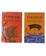 2 Golden Tales of Greece Hardcover Books Theseus Perseus by Compton Mack... - £22.35 GBP