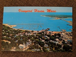 Vintage Postcard Vineyard Haven, Massachusetts, Martha&#39;s Vineyard - $5.94