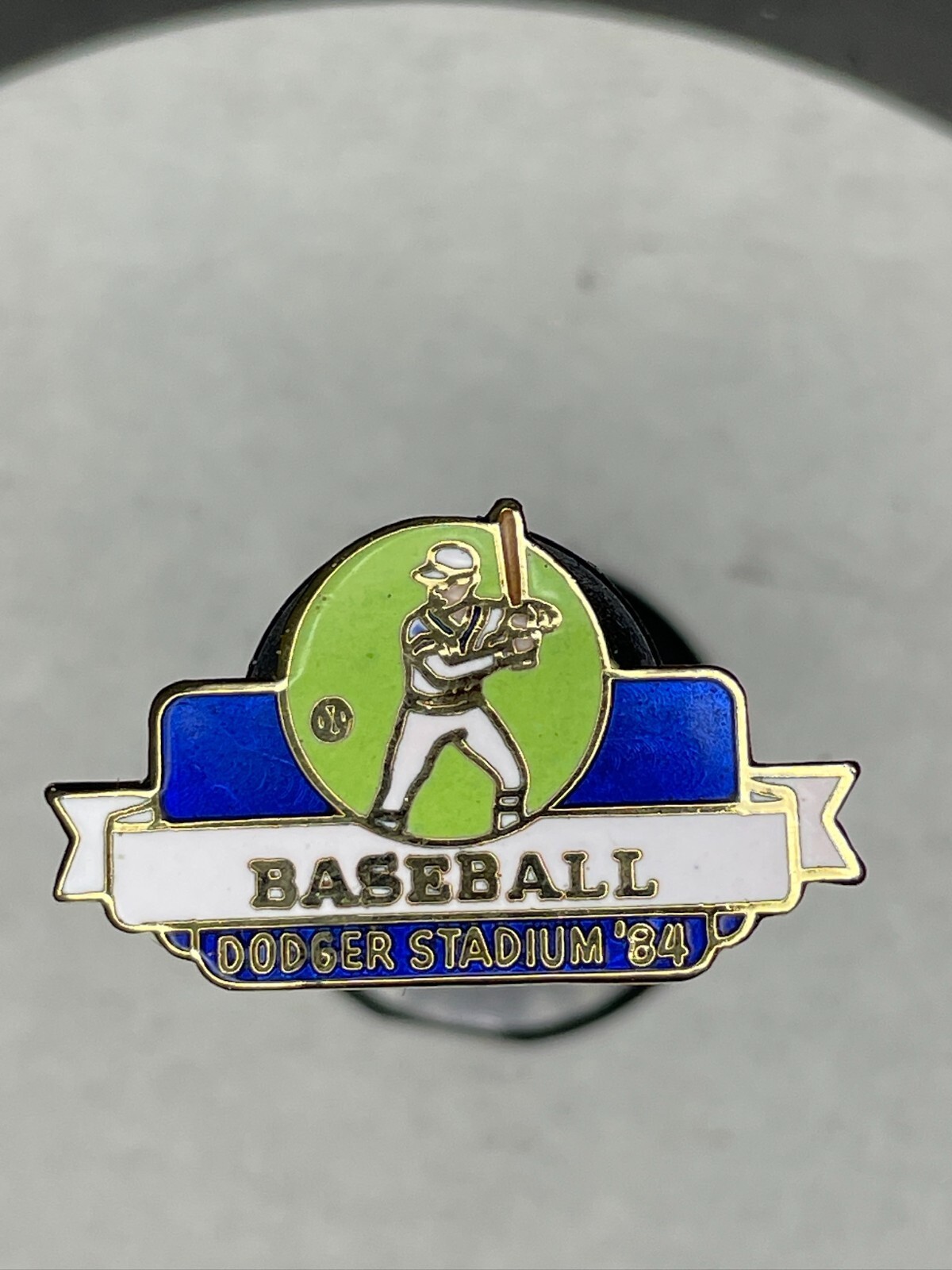 Olympic Summer Games Baseball Dodger Stadium Lapel Pin Los Angeles 1984 - $19.80