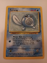 Pokemon 1999 Base Set Poliwag 59 / 102 NM Single Trading Card - £7.83 GBP