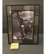 J. Devlin Stained Glass Picture Frame Handcrafted -Nostalgic Urban Photo... - $39.57