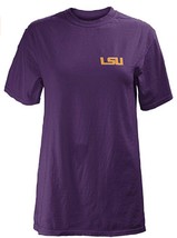 NWT NCAA LSU Tigers Junior&#39;s Medium &quot;Comfort Colors&quot; Short Sleeve T-Shirt - $341.72 MXN