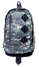 FLUD OG 8-Bit ARMY CAMOUFLAGE BACKPACK BOOK LAPTOP SCHOOL BAG NEW - $22.37