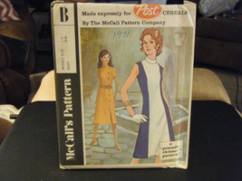 McCall&#39;s 2754 Post Cereals Misses Dress in 2 Versions Pattern - Size 14 ... - $11.67