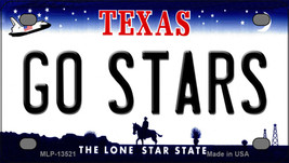 Go Stars Texas Novelty Mini Metal License Plate Tag - £11.98 GBP
