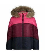 MSRP $110 Tommy Hilfiger Little Girls Colorblock Hooded Puffer Jacket Si... - $74.70 CAD