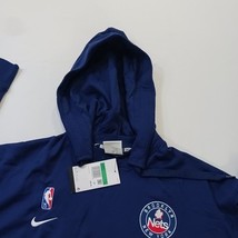 Brooklyn Nets DB2199-492 Nike Dri-Fit Women's XL Crop Hoodie Blue Sweatshirt  image 13