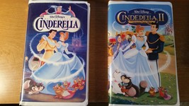 Walt Disney Cinderella and Cinderella II: Dreams Come True VHS - $15.84