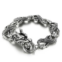 In mens bracelet 316l stainless steel vintage viking metal bracelets rock party jewelry thumb200