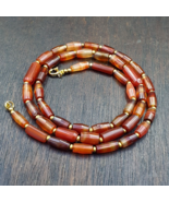 Antica collana di perle di agata commercializzate in Africa tedesca GRM-2 - €198,78 EUR