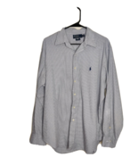 Polo by Ralph Lauren Blue Checkered Long Sleeve Button Down Shirt Men&#39;s ... - £15.67 GBP