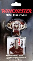 Winchester GUN Trigger LOCK &amp;Key handgun pistol rifle shotgun security winmtl099 - £28.81 GBP