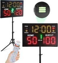 YZ Battery Powered Electronic Basketball Scoreboard Timer Clock with Buz... - €65,44 EUR