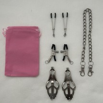 3 Pairs Nipple Clamps Breast Play Stimulation Sex - £21.91 GBP