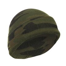 Rothco Deluxe Camo Watch Cap Beanie Hat 100% Acrylic Woodland Camo 5702 - $12.83
