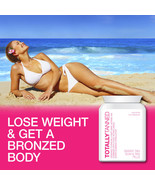 TOTALLY TANNED SKINNY TAN TABLET SLIMMING PILL PERMANENT TAN WEIGHT LOSS - $52.33 CAD