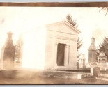 RPPC Beckman Mausoleum Rose Hill Cemetery Grundy Center Iowa IA Postcard... - $15.79