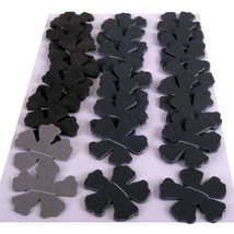 Shades of Gray Leather Die Cut Flowers - £9.59 GBP