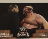 Gorilla Monsoon Vs Vader Trading Card WWE Ultimate Rivals 2008 #89 - £1.54 GBP